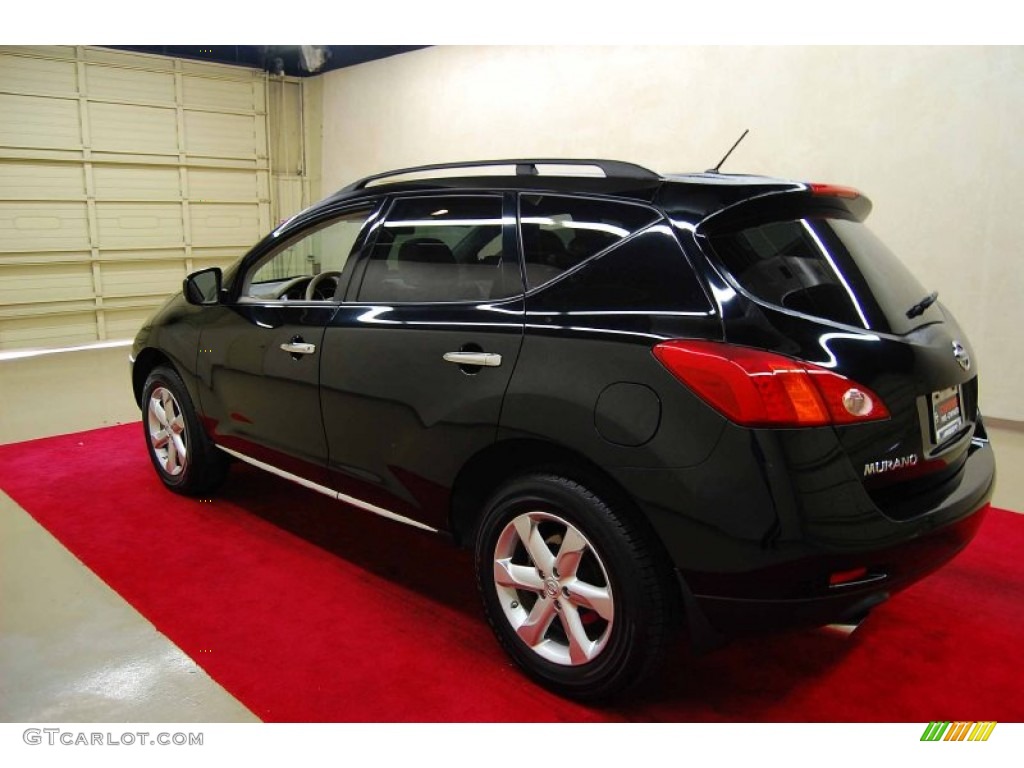 2009 Murano S - Super Black / Beige photo #4