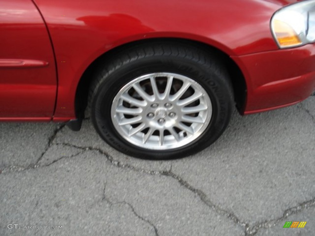 2004 Sebring Touring Convertible - Deep Red Pearl / Dark Slate Gray photo #10