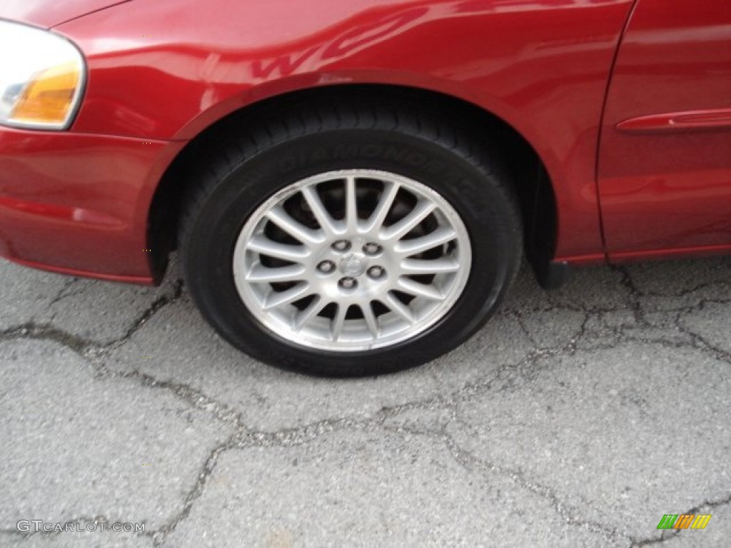 2004 Sebring Touring Convertible - Deep Red Pearl / Dark Slate Gray photo #11