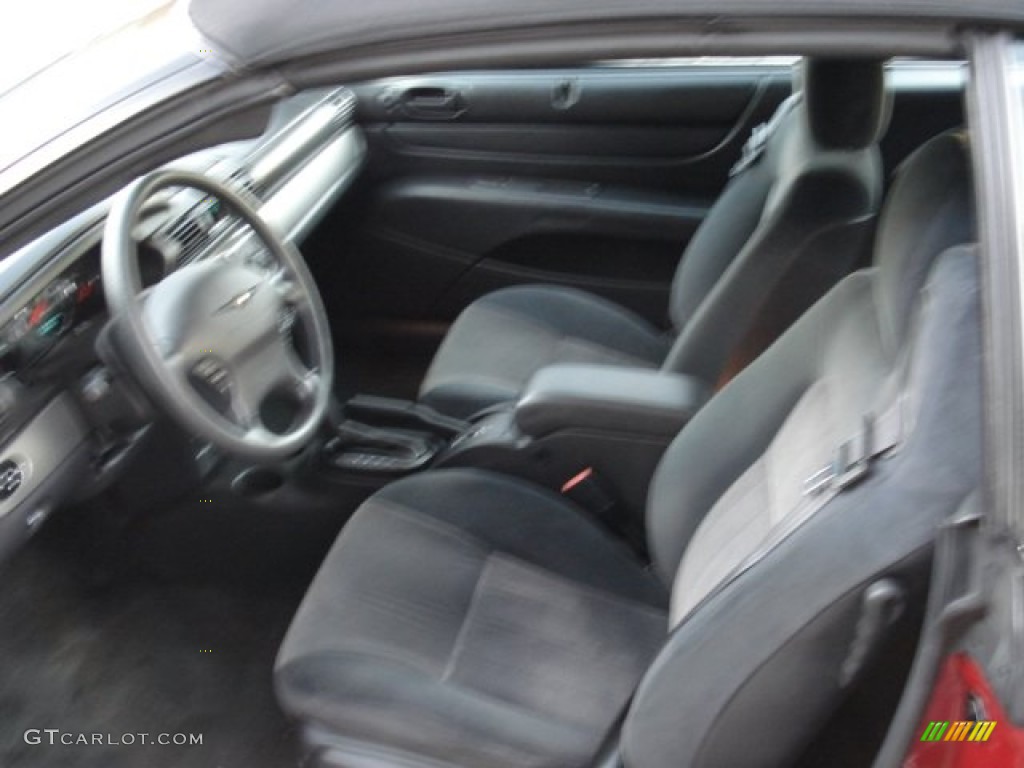 2004 Sebring Touring Convertible - Deep Red Pearl / Dark Slate Gray photo #14