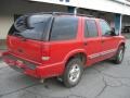 2000 Victory Red Chevrolet Blazer LS 4x4  photo #8