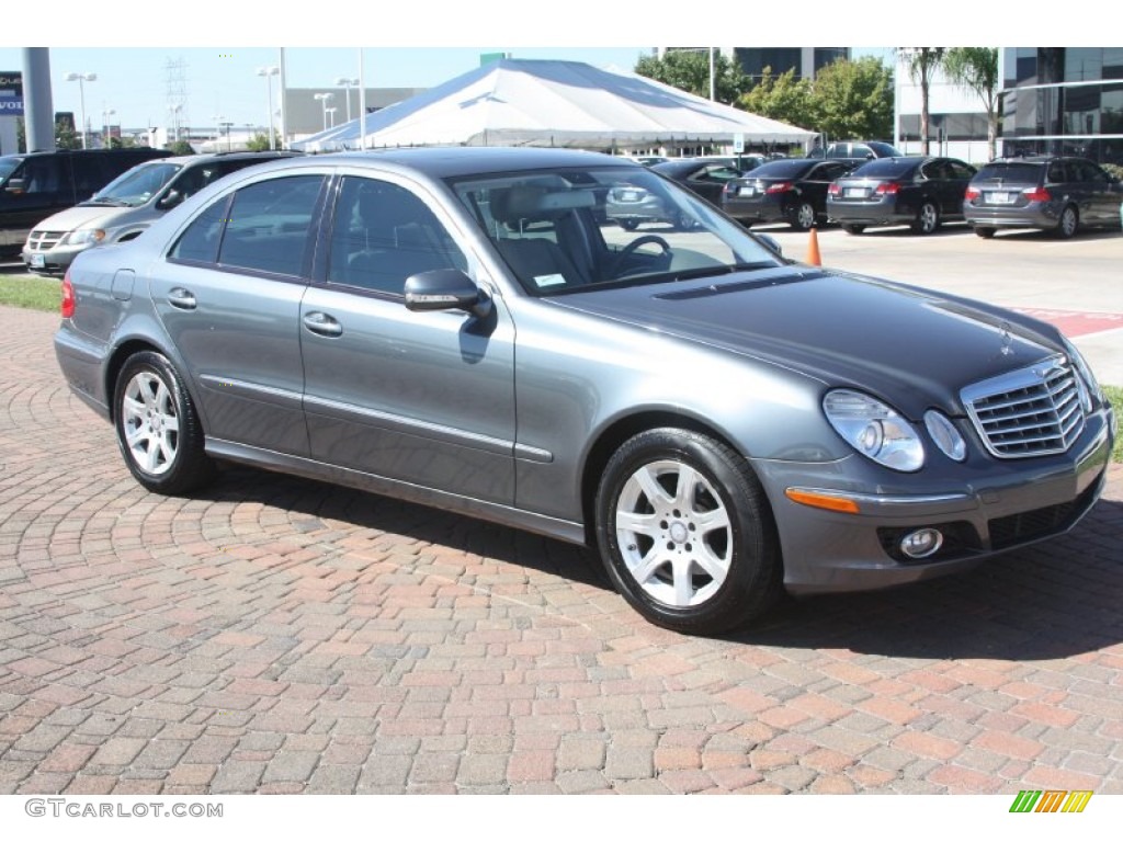 2008 E 320 BlueTEC Sedan - Flint Grey Metallic / Ash photo #4