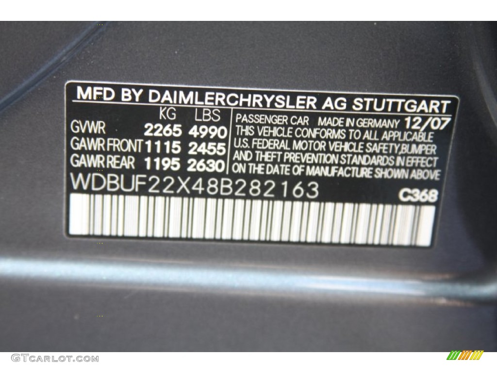 2008 E 320 BlueTEC Sedan - Flint Grey Metallic / Ash photo #14