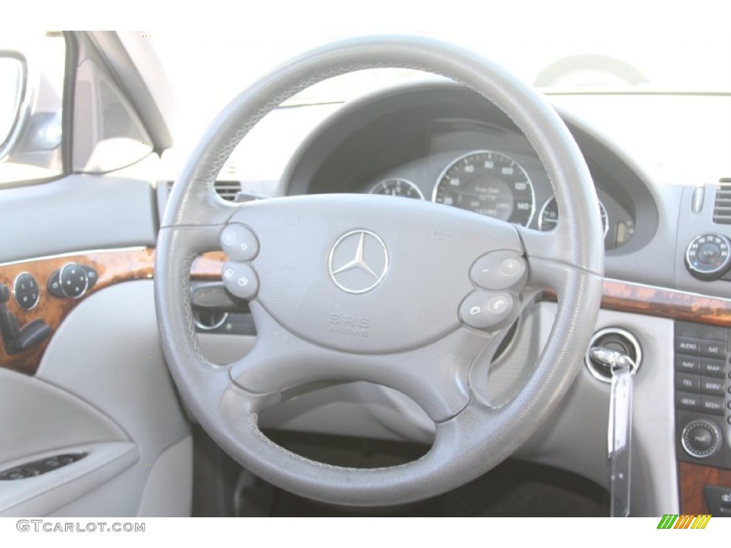 2008 E 320 BlueTEC Sedan - Flint Grey Metallic / Ash photo #40