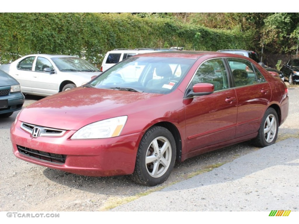 2003 Accord EX Sedan - Redondo Red Pearl / Gray photo #1