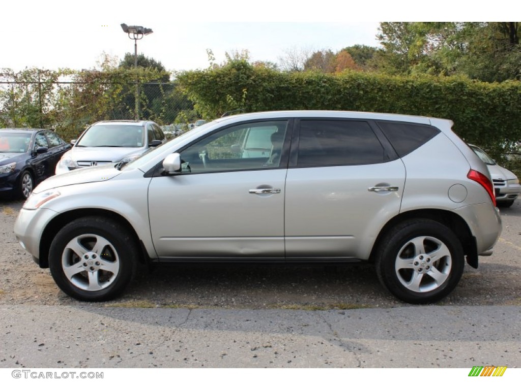 2004 Murano SL AWD - Sheer Silver Metallic / Charcoal photo #3