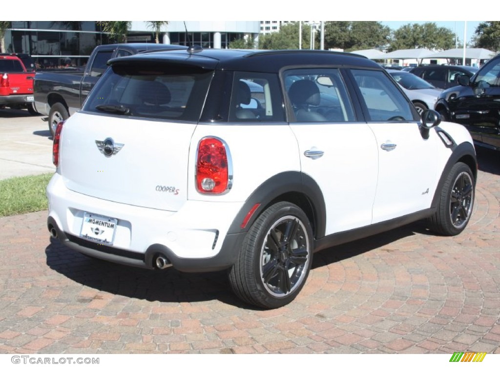 2012 Cooper S Countryman All4 AWD - Light White / Carbon Black photo #6