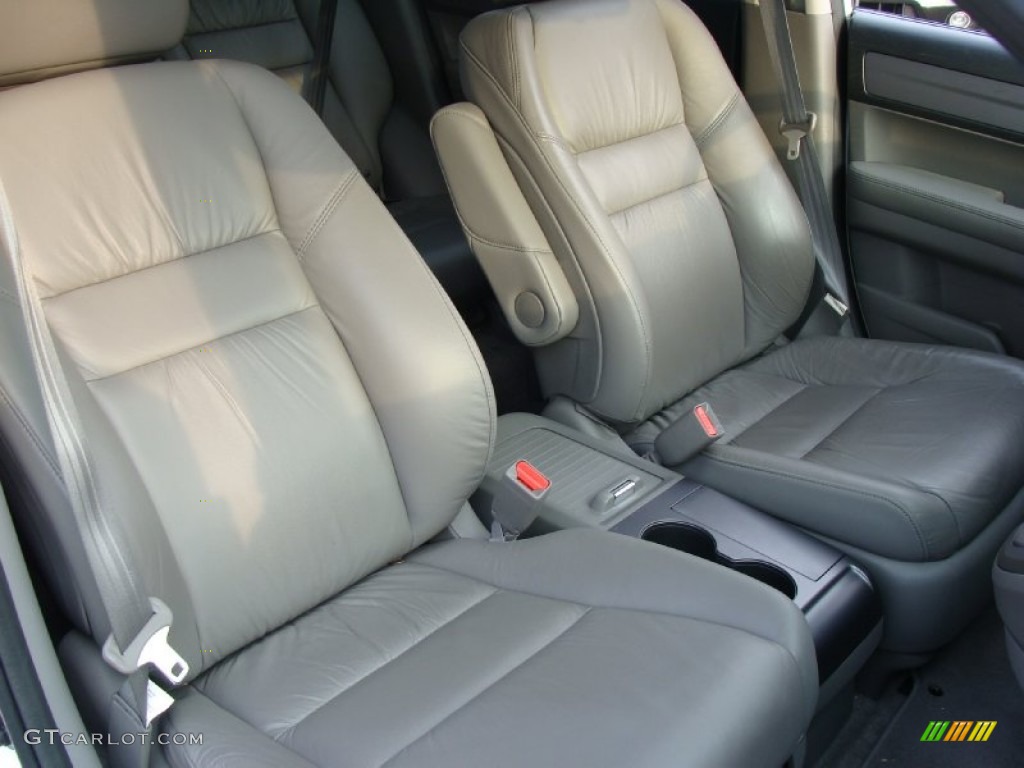 2009 CR-V EX-L 4WD - Taffeta White / Gray photo #16