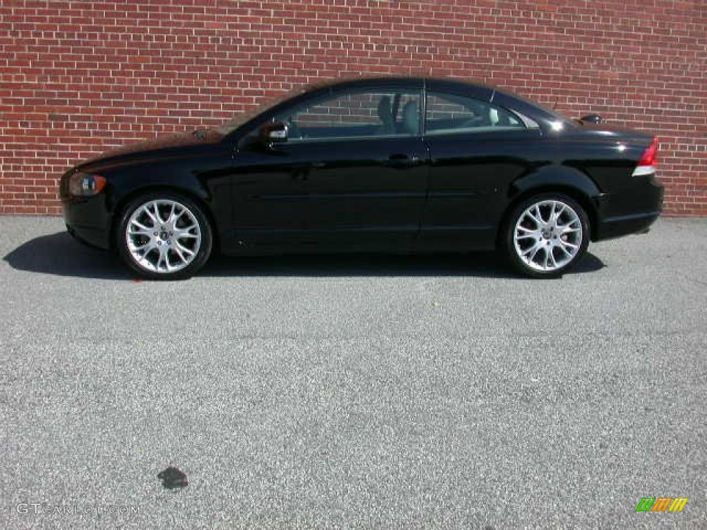 Solid Black 2008 Volvo C70 T5 Exterior Photo #55633373