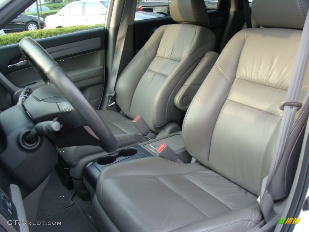 2009 CR-V EX-L 4WD - Taffeta White / Gray photo #20