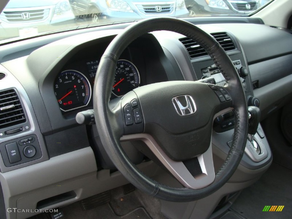 2009 CR-V EX-L 4WD - Taffeta White / Gray photo #24