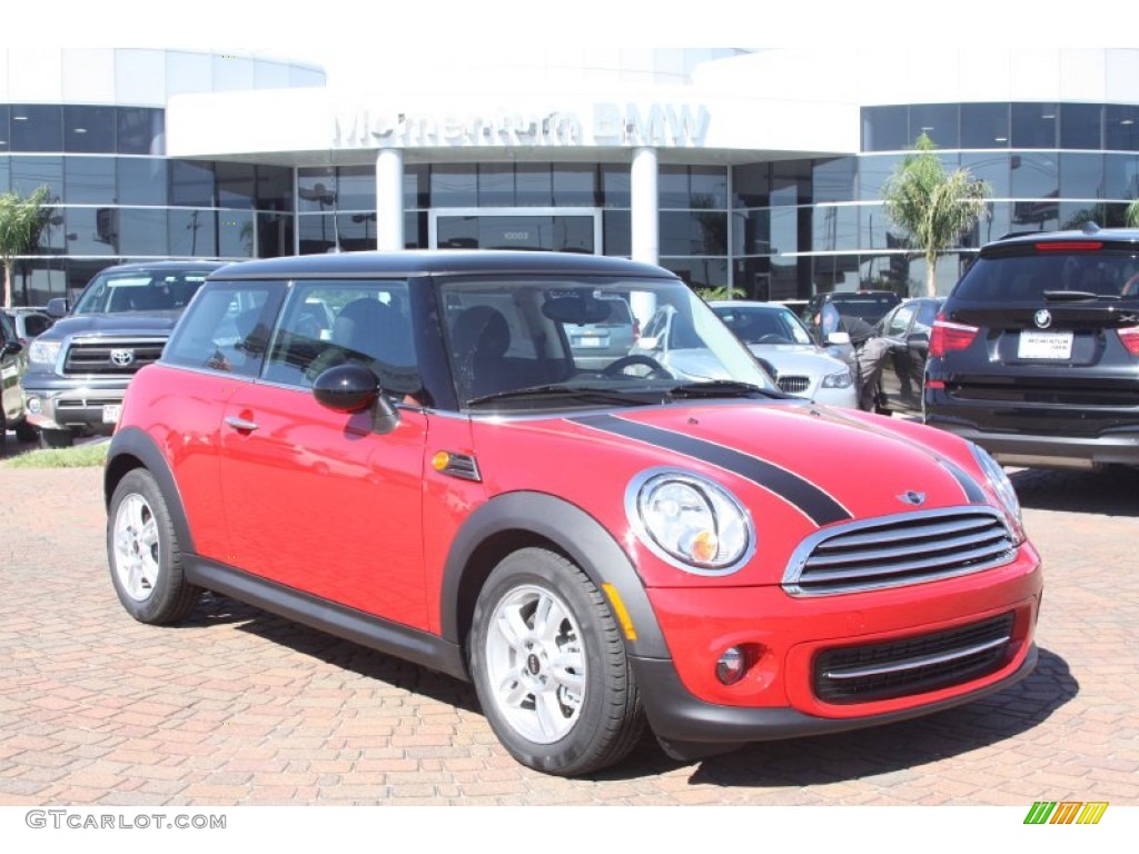 Chili Red 2012 Mini Cooper Hardtop Exterior Photo #55634297