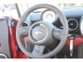 Rooster Red/Carbon Black 2012 Mini Cooper Hardtop Steering Wheel