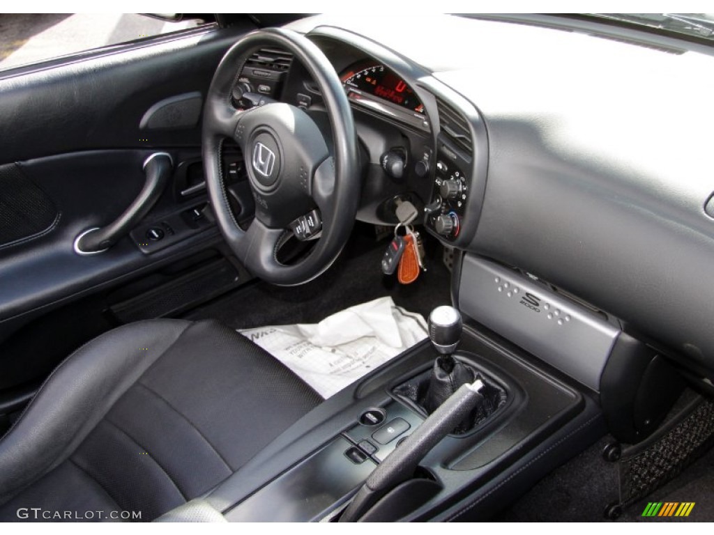 2007 Honda S2000 Roadster Black Dashboard Photo #55635599