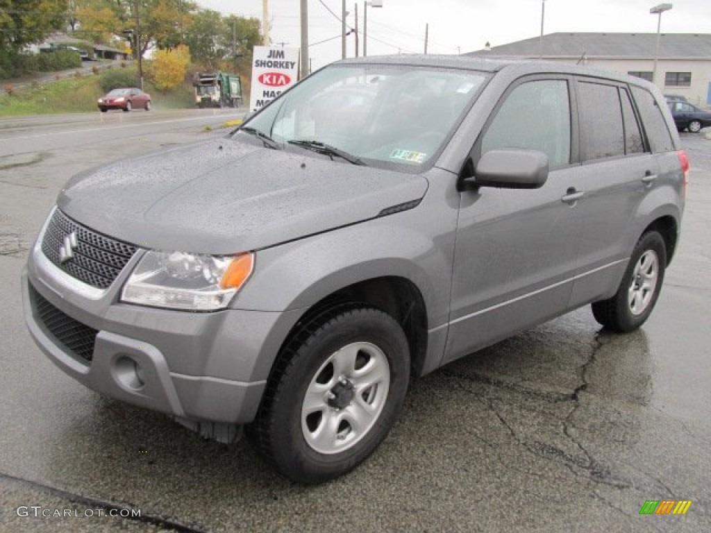 2010 Grand Vitara Premium 4x4 - Slate Grey Metallic / Black photo #5