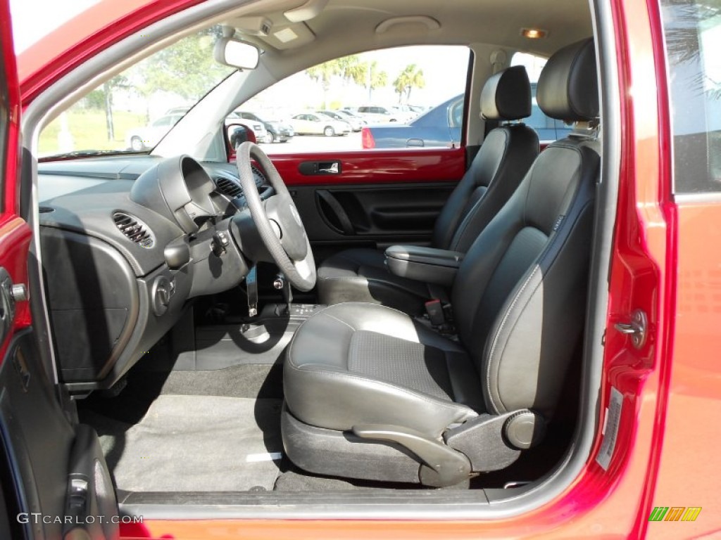 Black Interior 2010 Volkswagen New Beetle 2.5 Coupe Photo #55637057