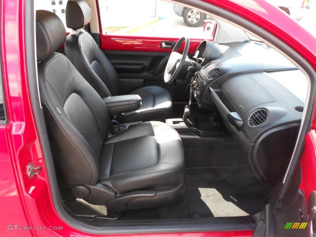 Black Interior 2010 Volkswagen New Beetle 2.5 Coupe Photo #55637084
