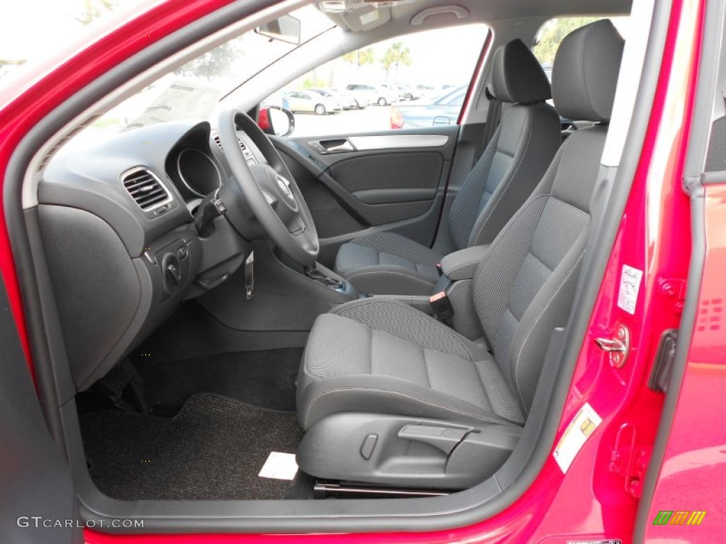 Titan Black Interior 2012 Volkswagen Golf 4 Door Photo #55637462
