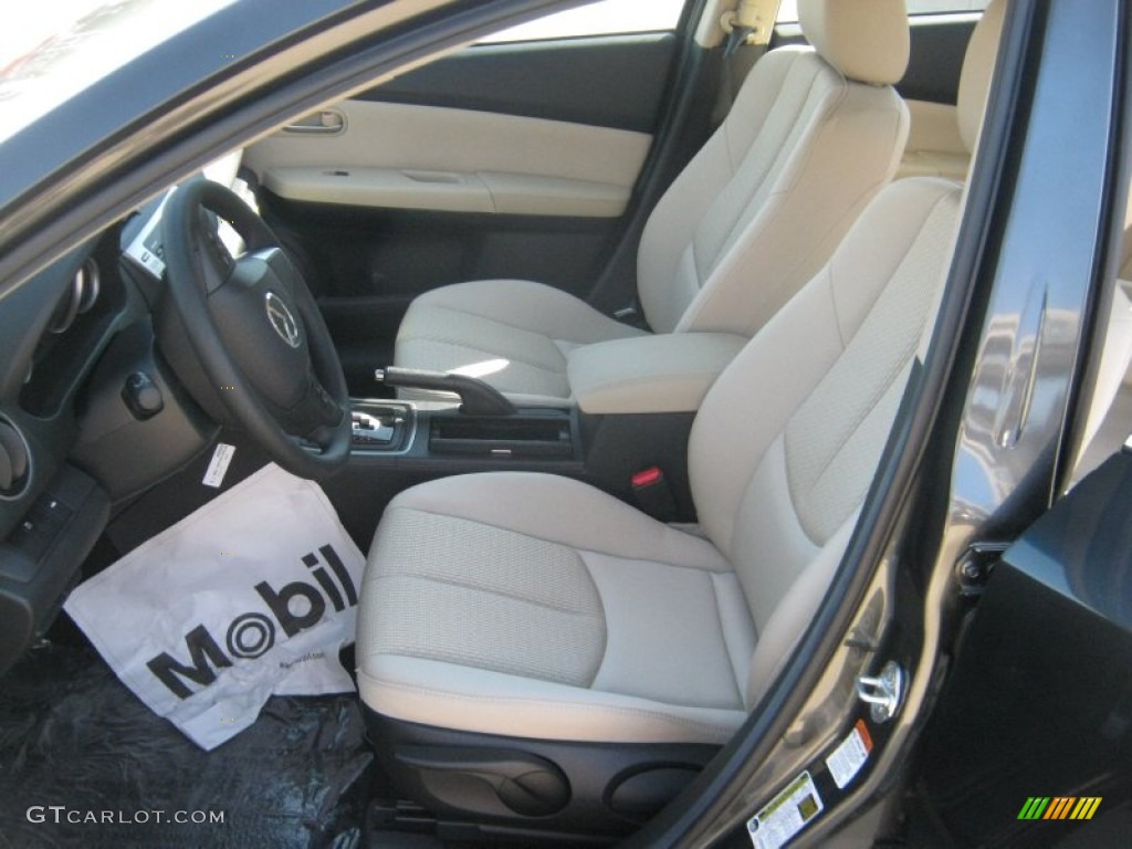 Beige Interior 2012 Mazda MAZDA6 i Sport Sedan Photo #55637711
