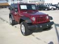 2012 Deep Cherry Red Crystal Pearl Jeep Wrangler Sport S 4x4  photo #7