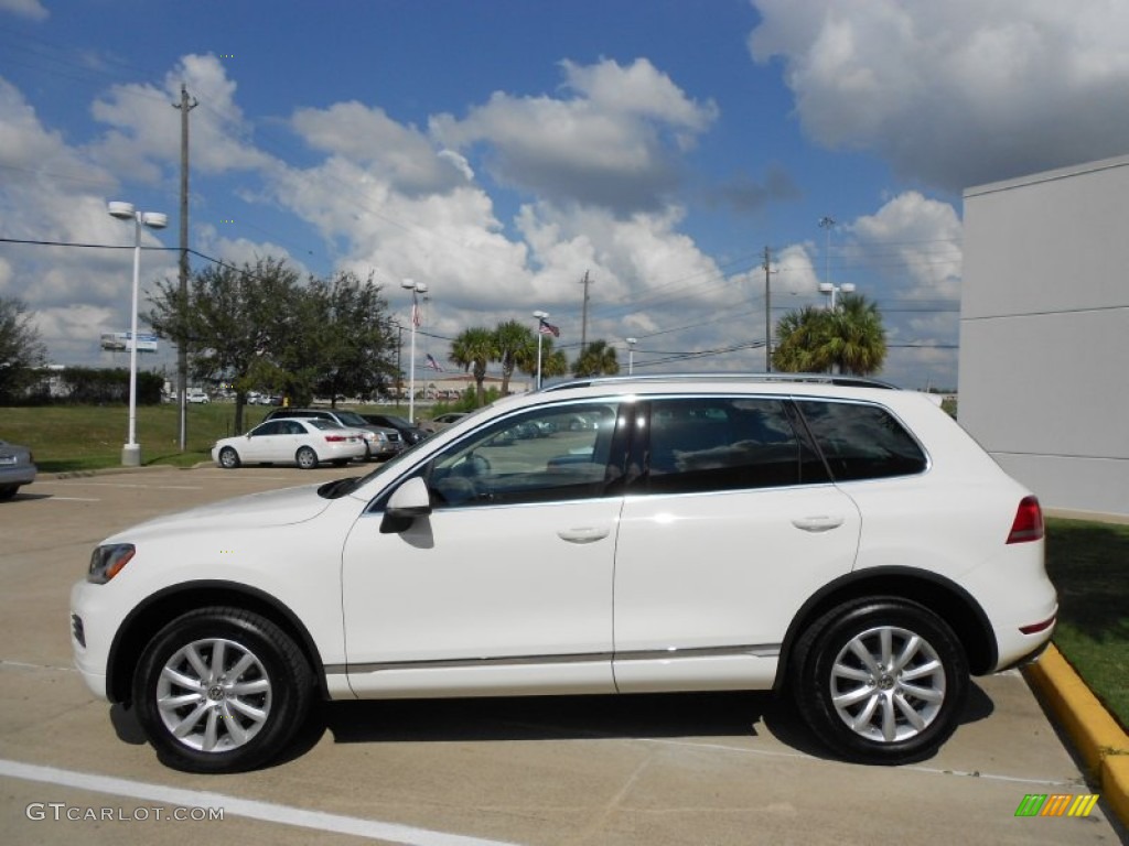 Campanella White 2012 Volkswagen Touareg TDI Sport 4XMotion Exterior Photo #55638427
