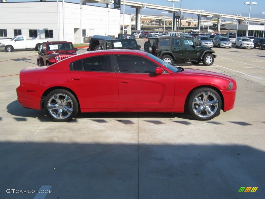 Redline 3-Coat Pearl 2012 Dodge Charger R/T Plus Exterior Photo #55638449