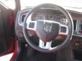 Black/Red 2012 Dodge Charger R/T Plus Steering Wheel