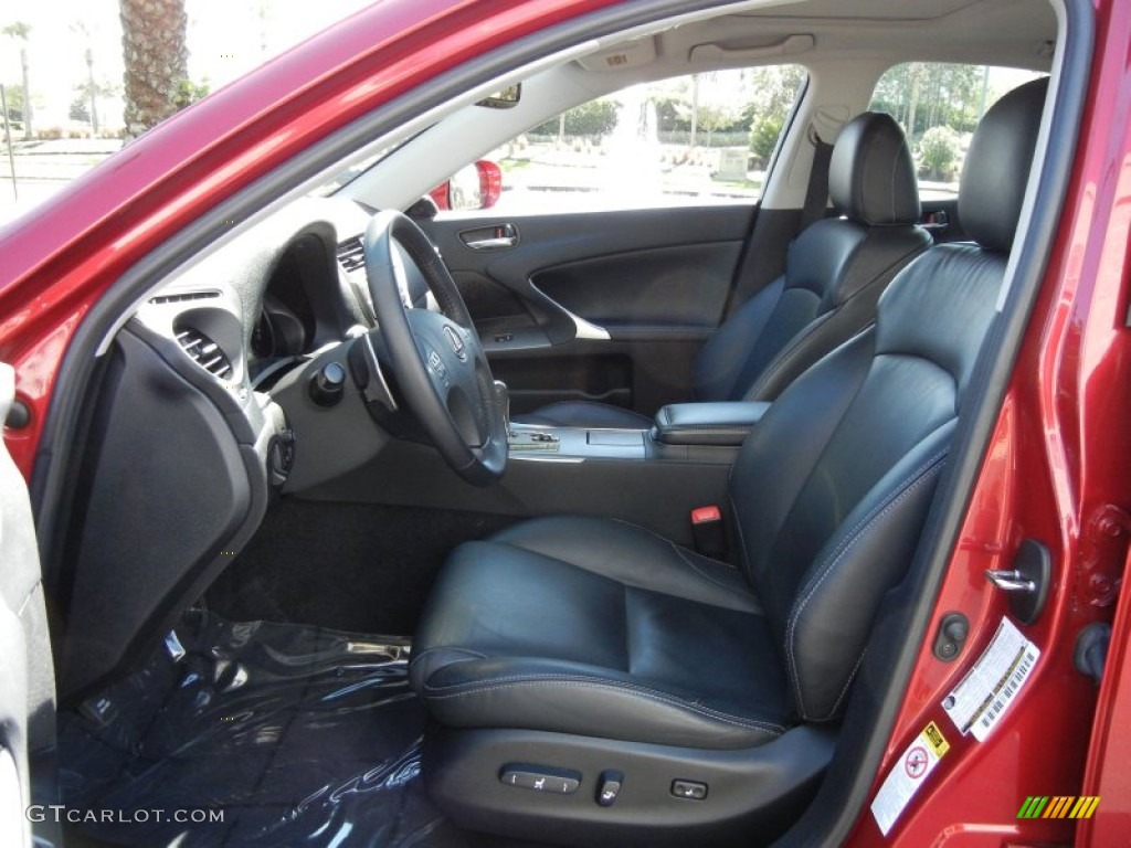 Black Interior 2010 Lexus IS 250 Photo #55639514