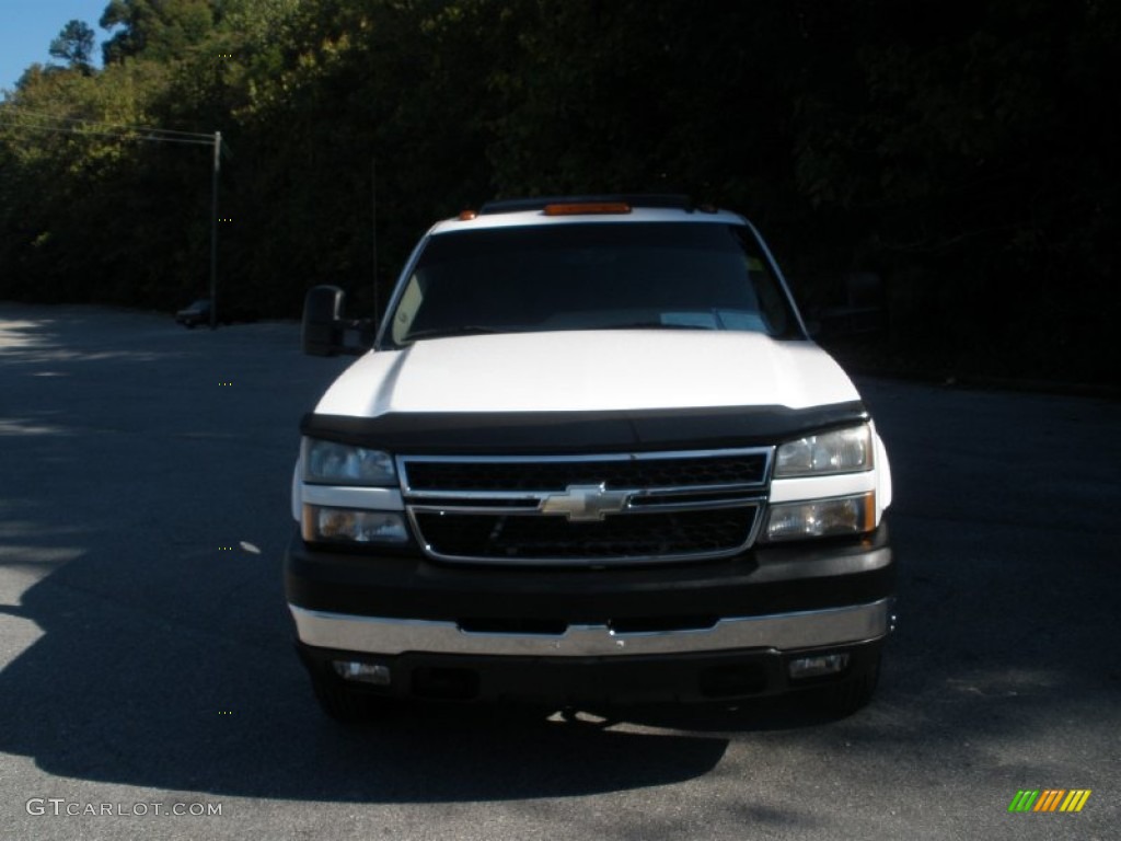 2006 Silverado 3500 LT Crew Cab 4x4 Dually - Summit White / Tan photo #14