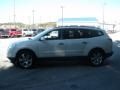 2011 White Diamond Tricoat Chevrolet Traverse LTZ AWD  photo #12