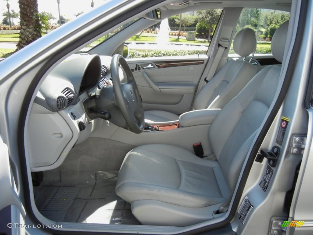 2001 C 320 Sedan - Brilliant Silver Metallic / Ash photo #11