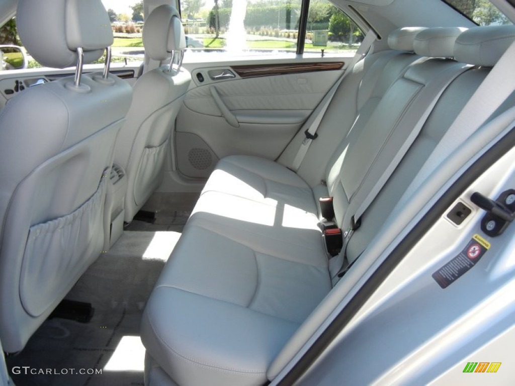 2001 C 320 Sedan - Brilliant Silver Metallic / Ash photo #15