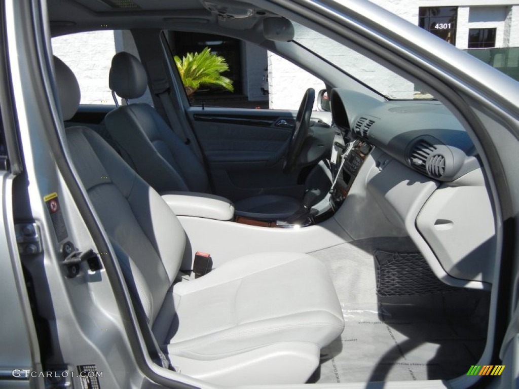 2001 C 320 Sedan - Brilliant Silver Metallic / Ash photo #17