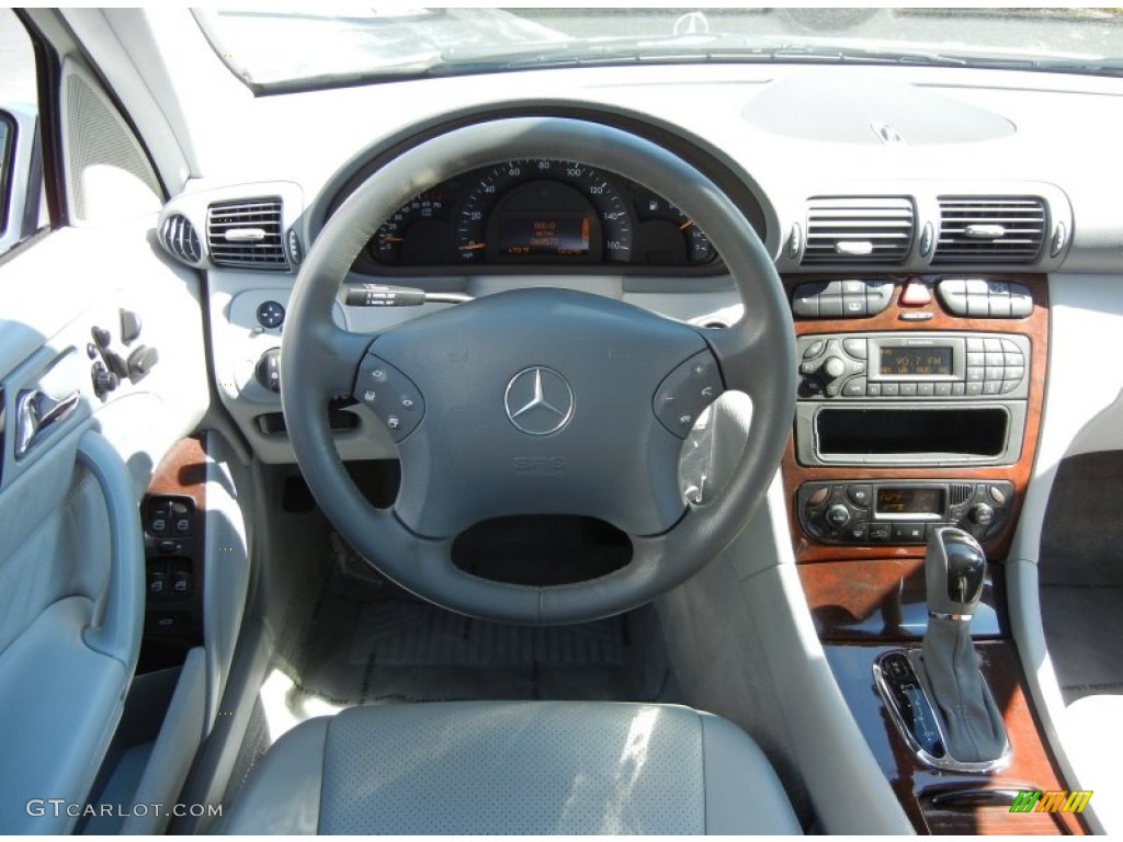 2001 C 320 Sedan - Brilliant Silver Metallic / Ash photo #21