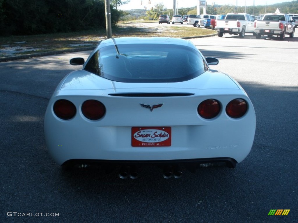 2008 Corvette Coupe - Arctic White / Ebony photo #10