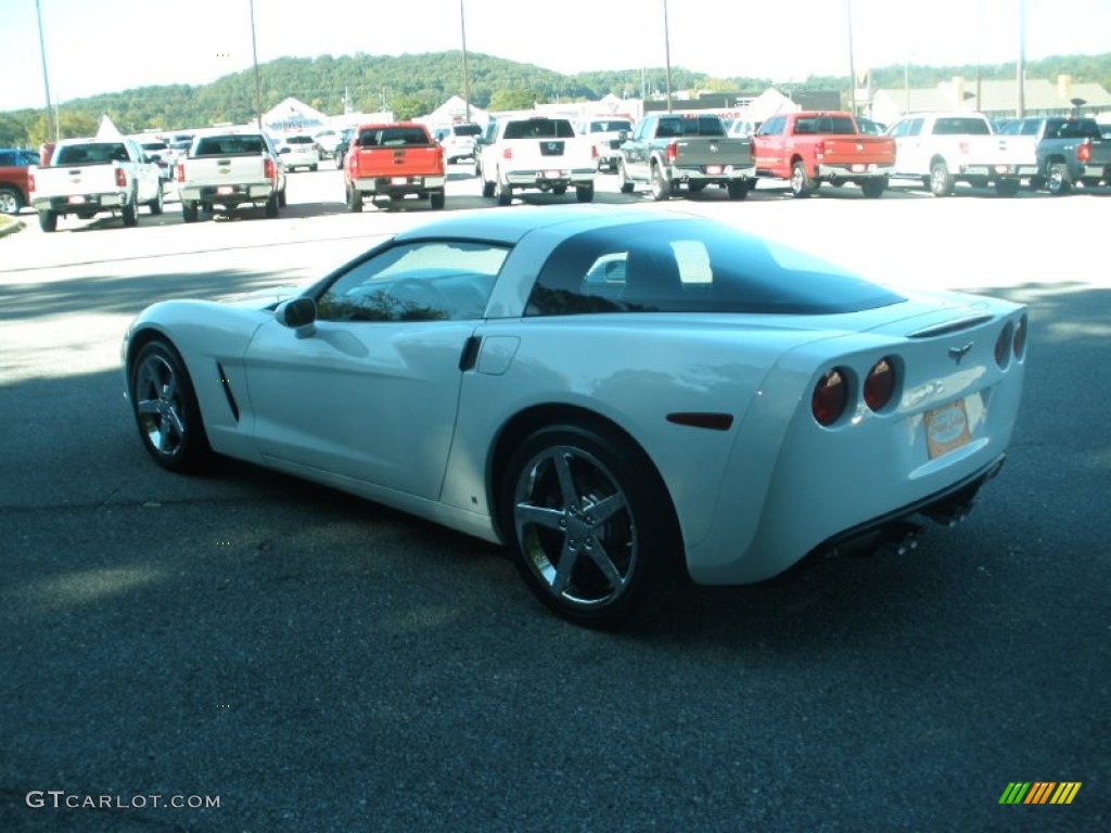2008 Corvette Coupe - Arctic White / Ebony photo #11
