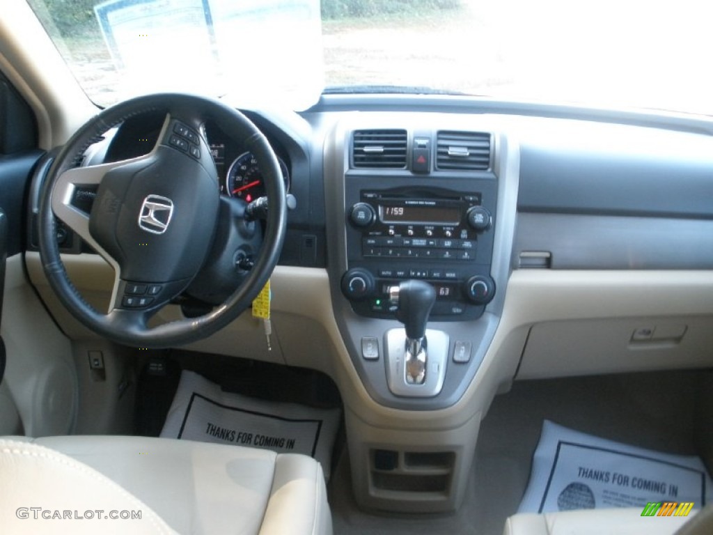 2009 CR-V EX-L - Urban Titanium Metallic / Ivory photo #8