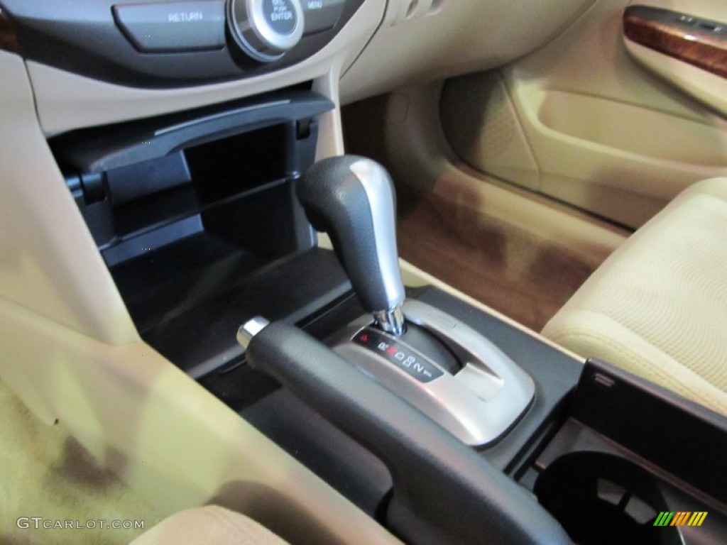 2009 Accord EX Sedan - Crystal Black Pearl / Ivory photo #13