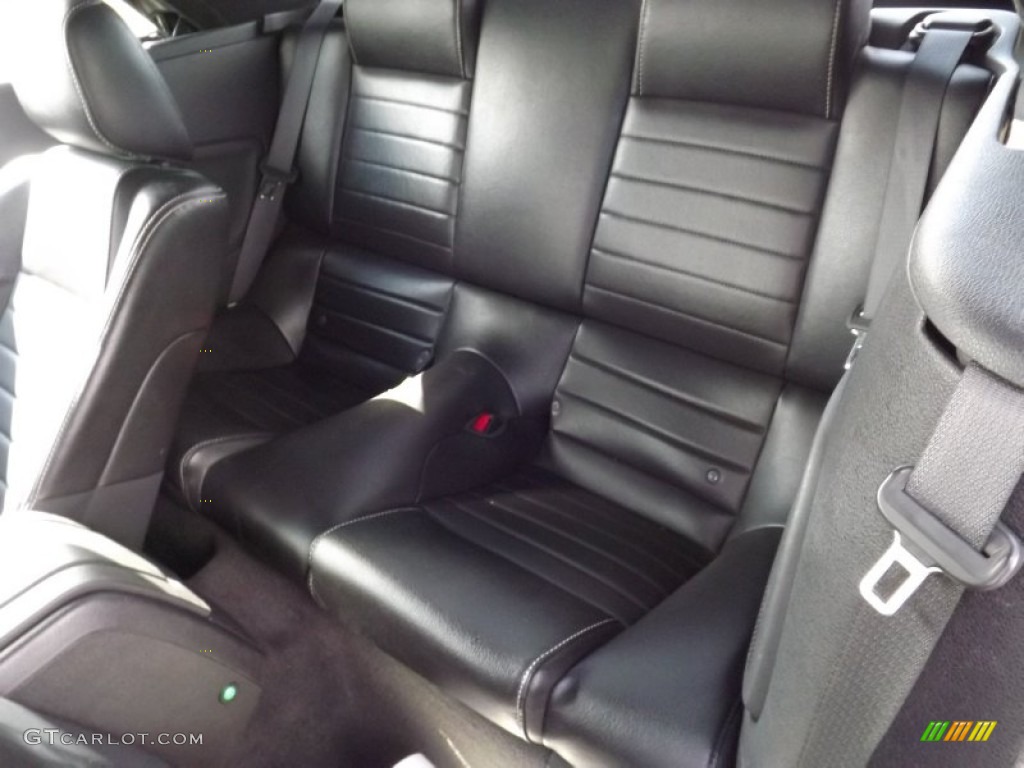 Charcoal Black Interior 2010 Ford Mustang V6 Premium Convertible Photo #55641935