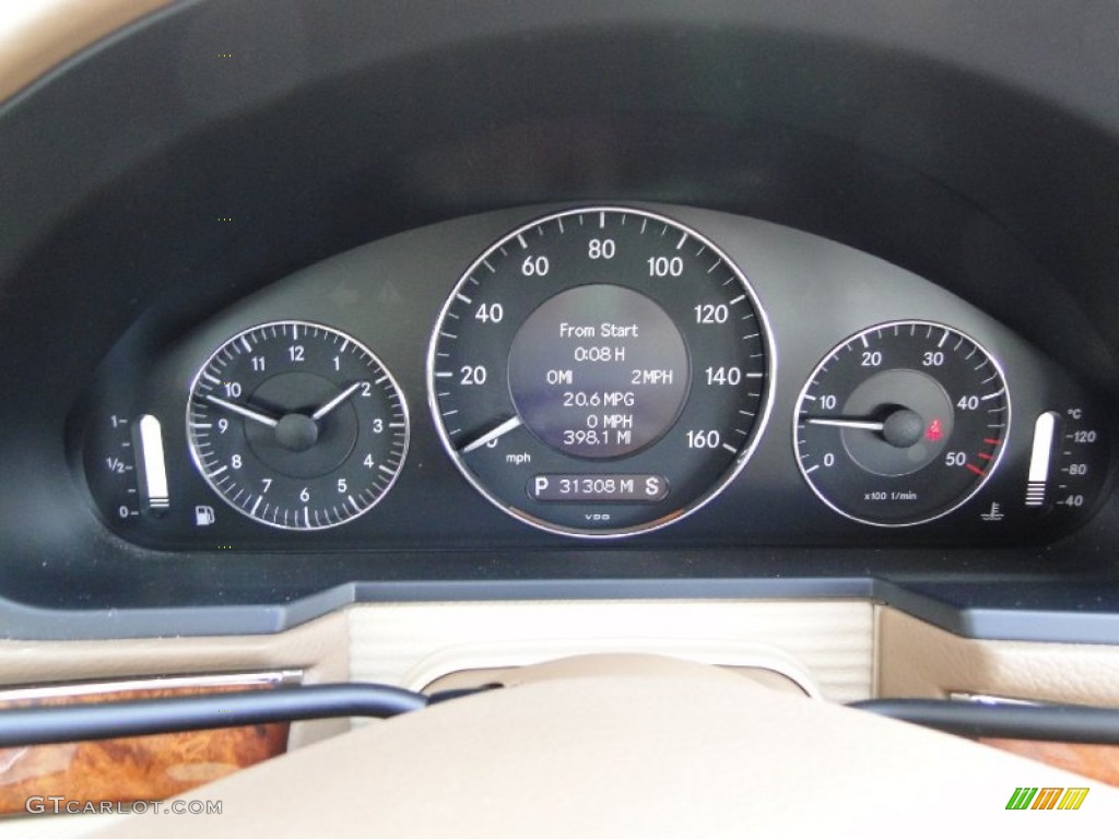 2009 Mercedes-Benz E 320 BlueTEC Sedan Gauges Photo #55642016