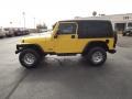 2004 Solar Yellow Jeep Wrangler Unlimited 4x4  photo #8