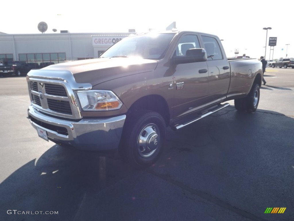 2012 Ram 3500 HD ST Crew Cab 4x4 Dually - Saddle Brown Pearl / Dark Slate/Medium Graystone photo #1