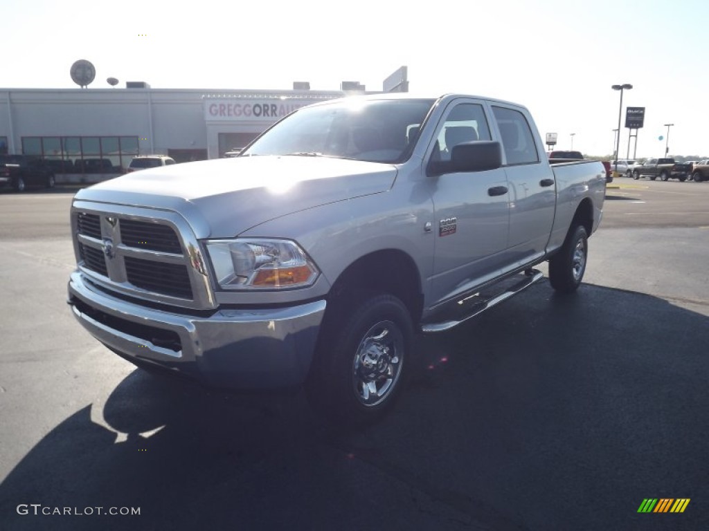 2012 Ram 2500 HD ST Crew Cab 4x4 - Bright Silver Metallic / Dark Slate/Medium Graystone photo #1