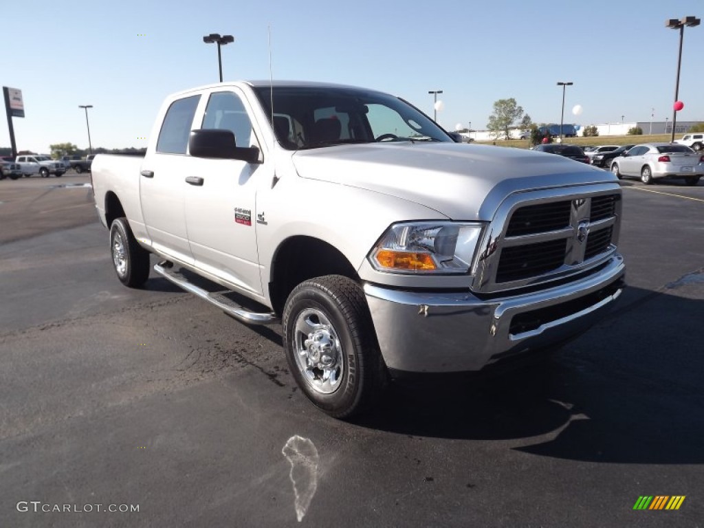 Bright Silver Metallic 2012 Dodge Ram 2500 HD ST Crew Cab 4x4 Exterior Photo #55642467