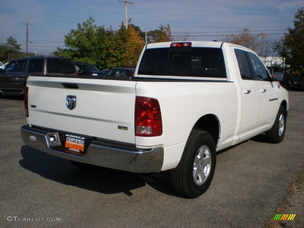 2011 Ram 1500 SLT Quad Cab 4x4 - Bright White / Dark Slate Gray/Medium Graystone photo #5