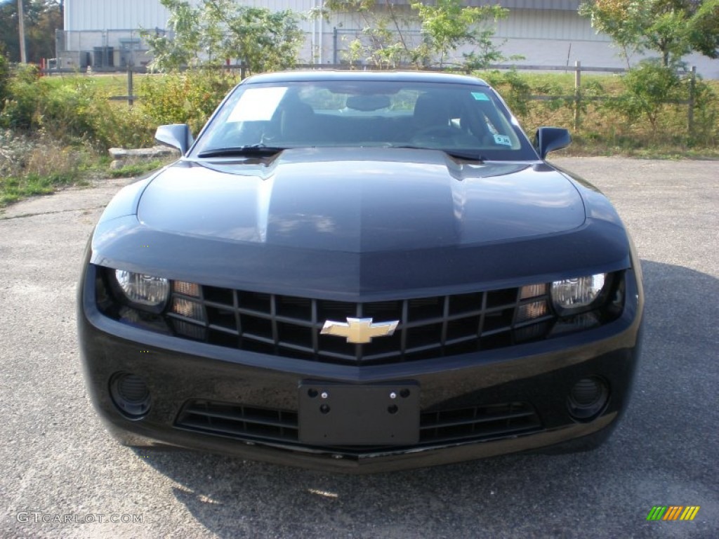2011 Camaro LS Coupe - Black / Black photo #2