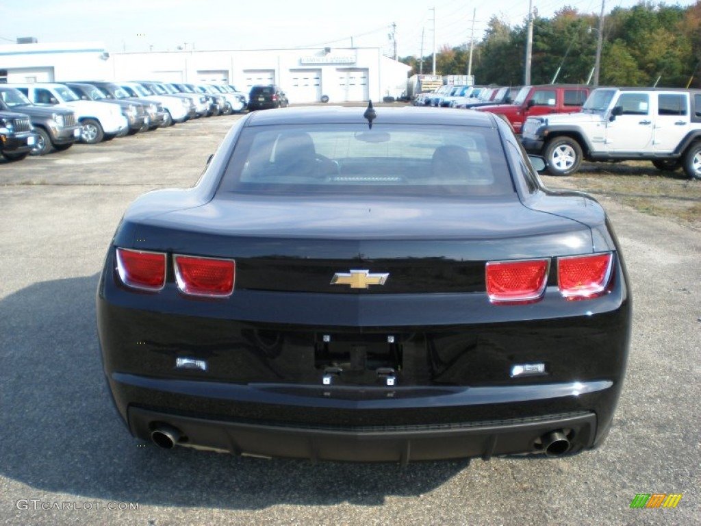 2011 Camaro LS Coupe - Black / Black photo #6