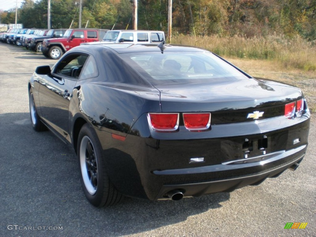 2011 Camaro LS Coupe - Black / Black photo #7