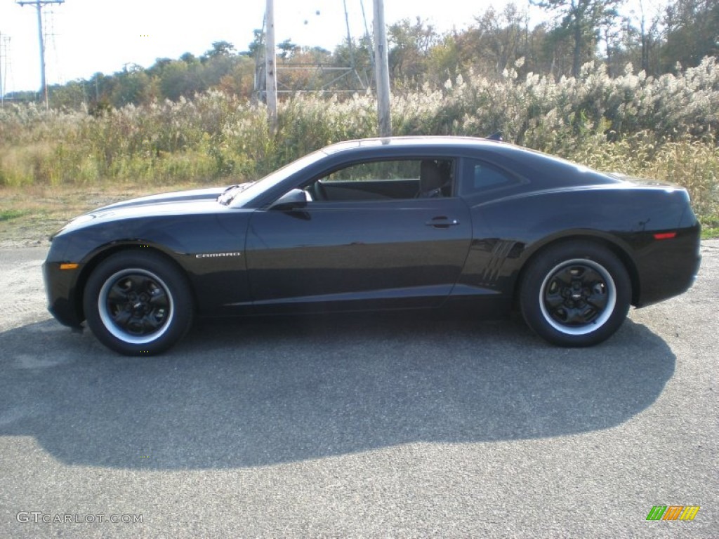 2011 Camaro LS Coupe - Black / Black photo #8