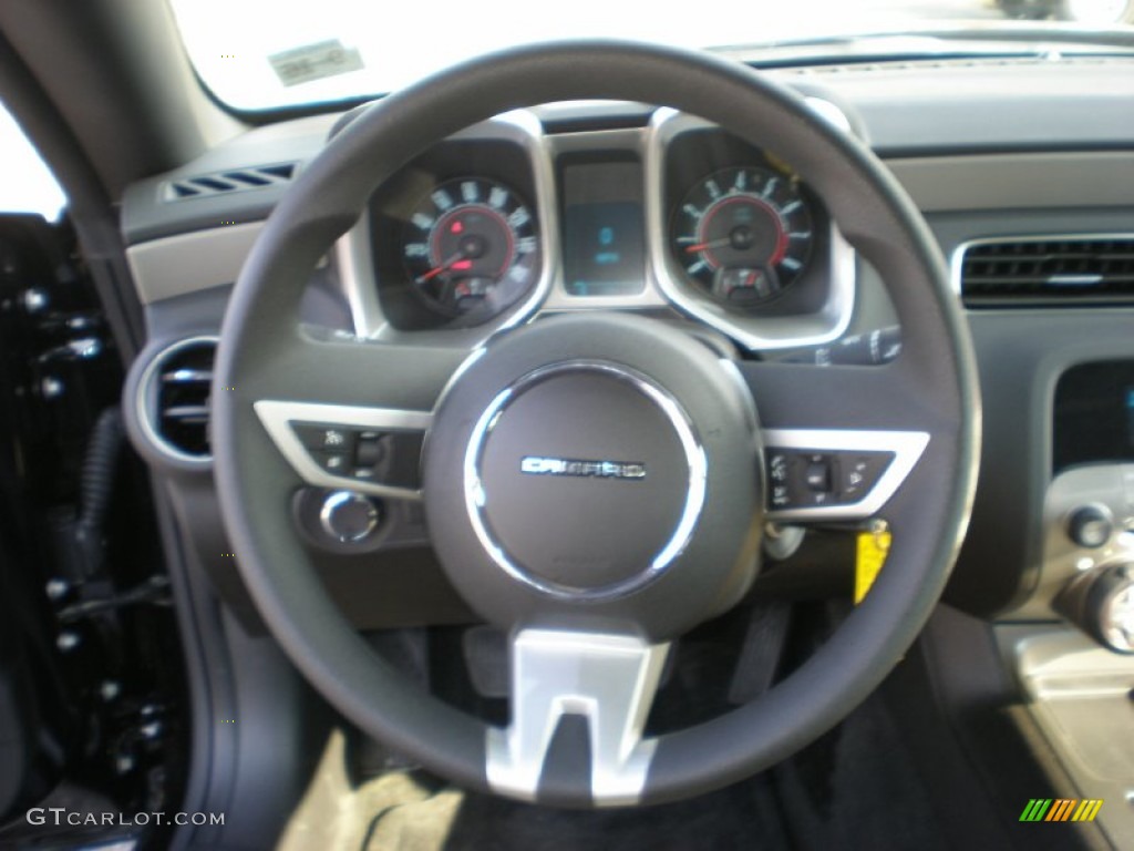 2011 Camaro LS Coupe - Black / Black photo #14